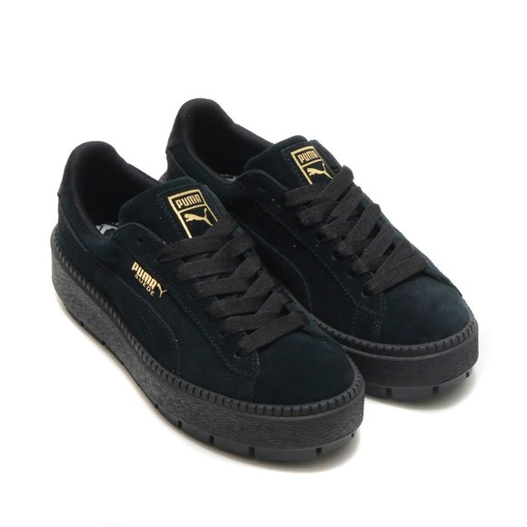 puma suede platform trace women's